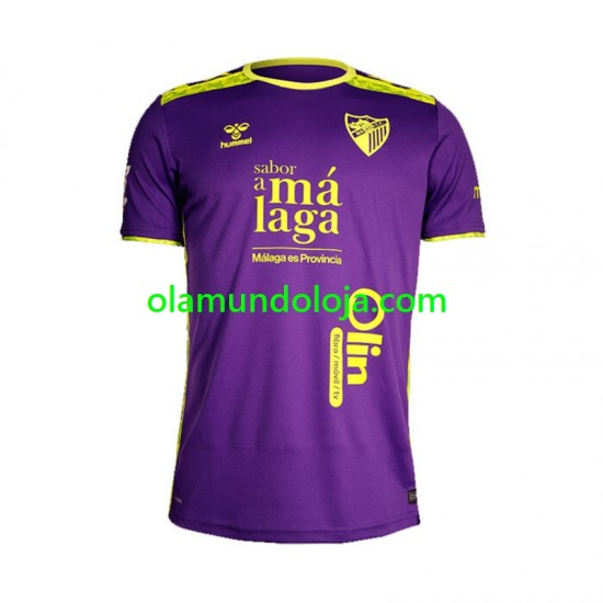 Camisola Málaga CF Homem Equipamento Terceiro 2024-2025 Manga Curta